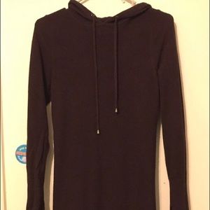 Mini Dress W/ Hoodie